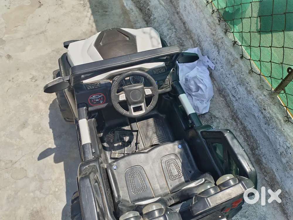 Toy Car Kids Thar Black Colour