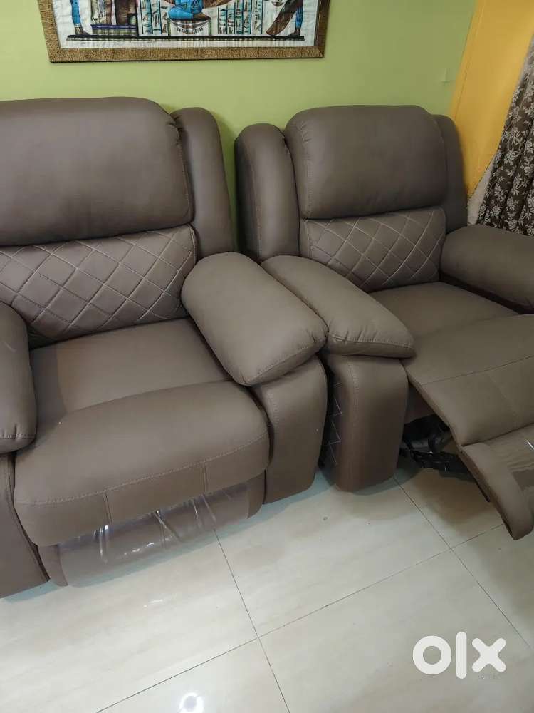 2 Recliner single seater sofas