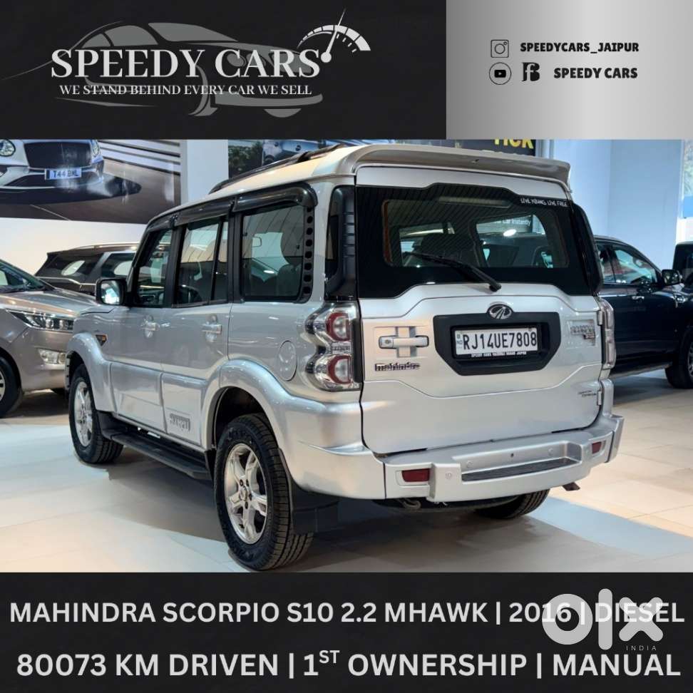 Mahindra Scorpio S10 7 Seater, 2016, Diesel