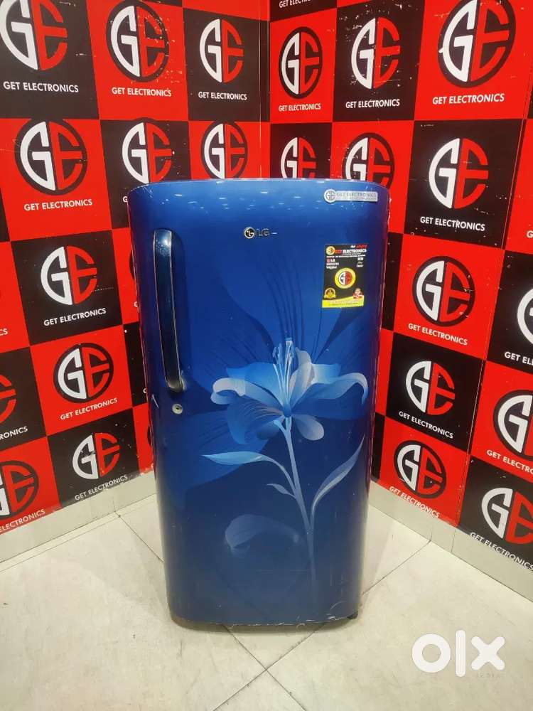 #190ltr 5star rating LG intellcool single door flower design fridge.¥^