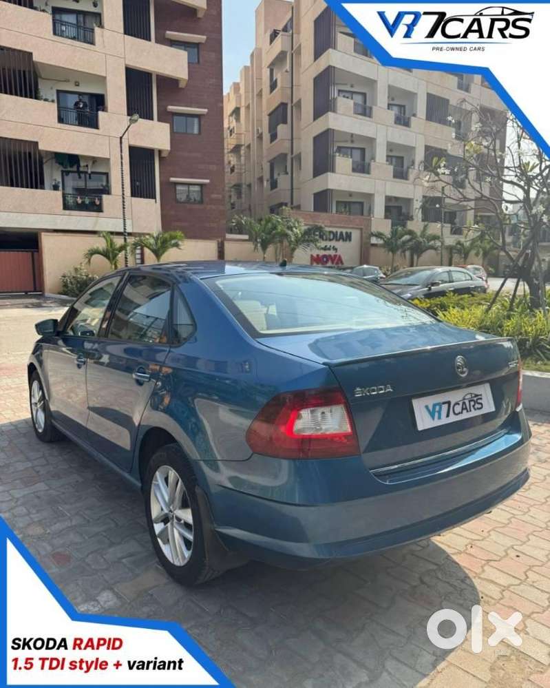 Skoda Rapid [2016-2020] 1.5 Style Plus Tdi At, 2017, Diesel