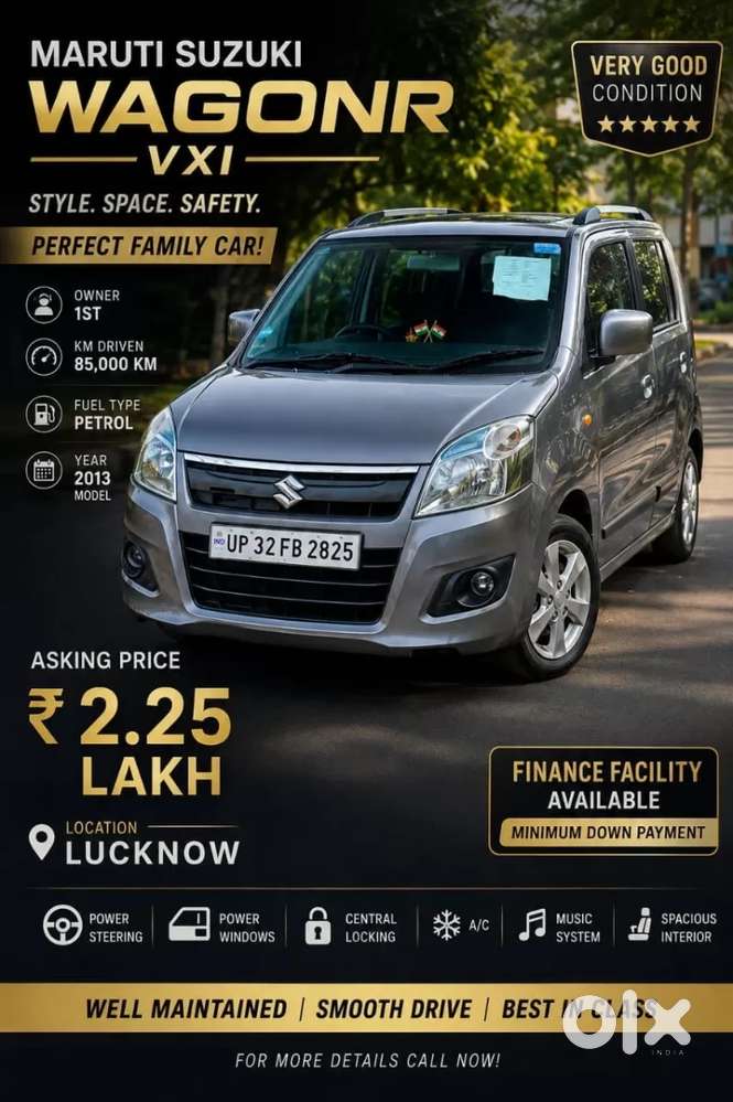 Maruti Suzuki Wagon R 1.0 Lx, 2013, Petrol