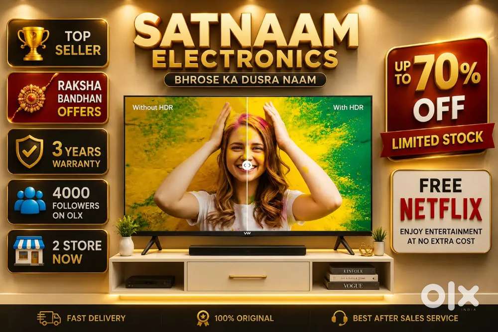 SPECIAL OFFER 3 YEARS WARRANTY NEW BRAND LED TV WITH EXCHANGE OFFER