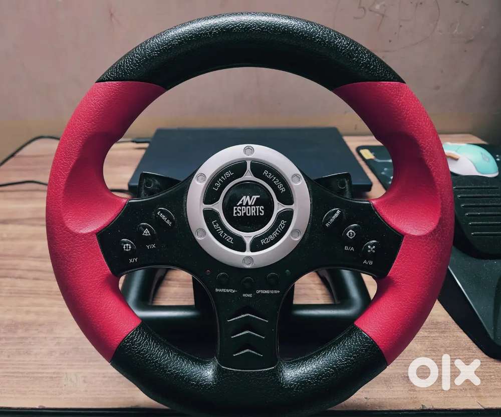 ANT Esports GW170 Gaming Steering Wheel with Pedals