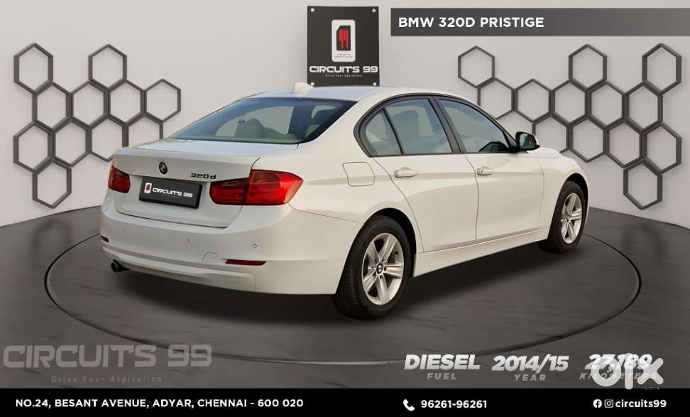 Bmw 3 Series 320d Sedan, 2014, Diesel