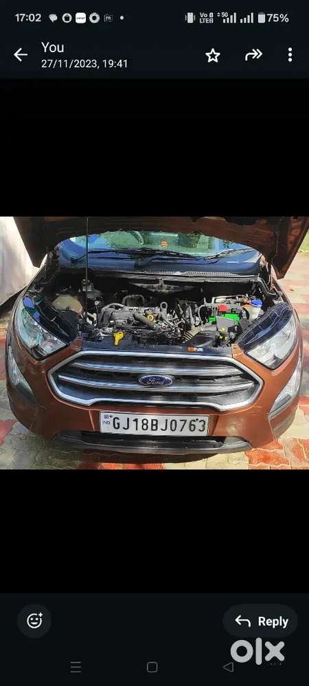 Ford Ecosport 2018 Petrol 66000 Km Driven
