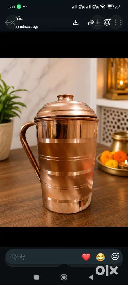 Brand New Copper Jug &ndash; Unused 30 pieces