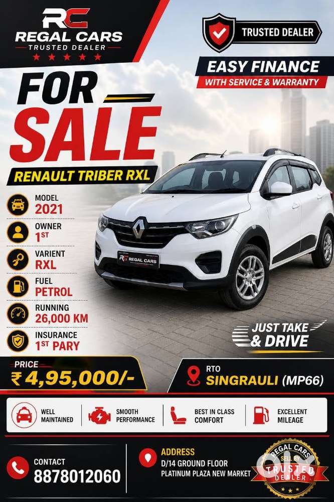 Renault Triber Rxl, 2021, Petrol
