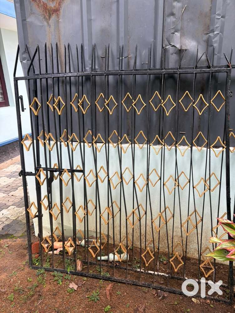 Fully painted iron gate
