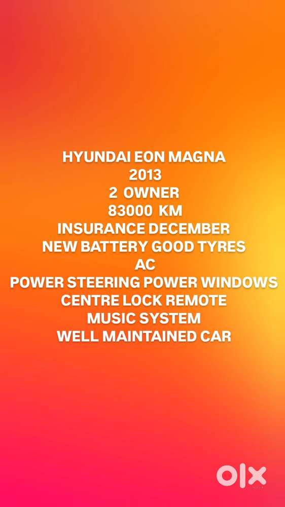 Hyundai Eon Magna, 2013, Petrol