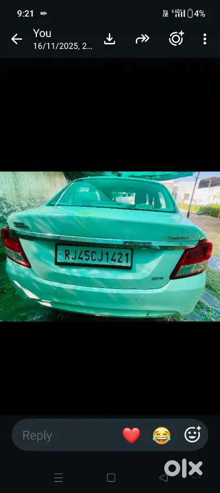 Maruti Suzuki Dzire Zdi 2018 Top Model Push Button Start Alloy Wheels