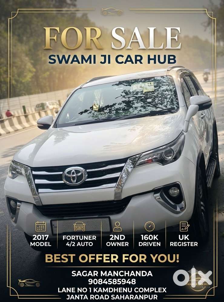 Toyota Fortuner 3.0 4x2 Automatic, 2017, Diesel