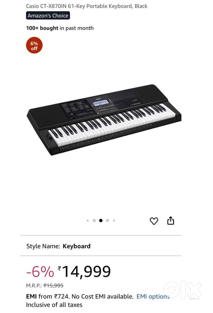 Casio Ctx870in Casio Ctk 870 In Price Casio Ctx 870in Price Casio