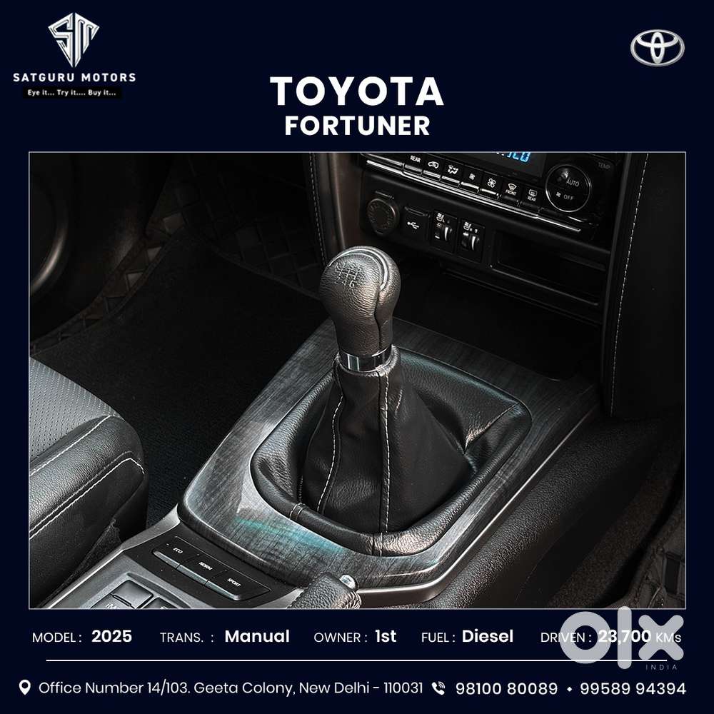 Toyota Fortuner 4x2 Mt 2.8 Diesel, 2025, Diesel