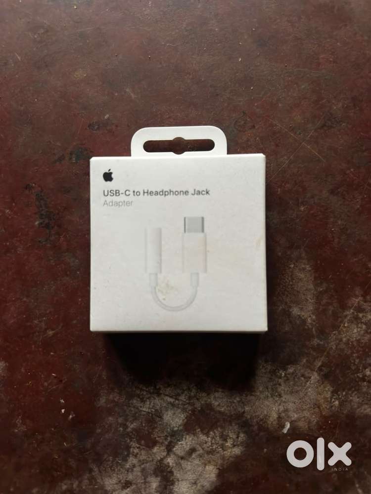 Unopened Box of apple type C to 3.5mm adaptor