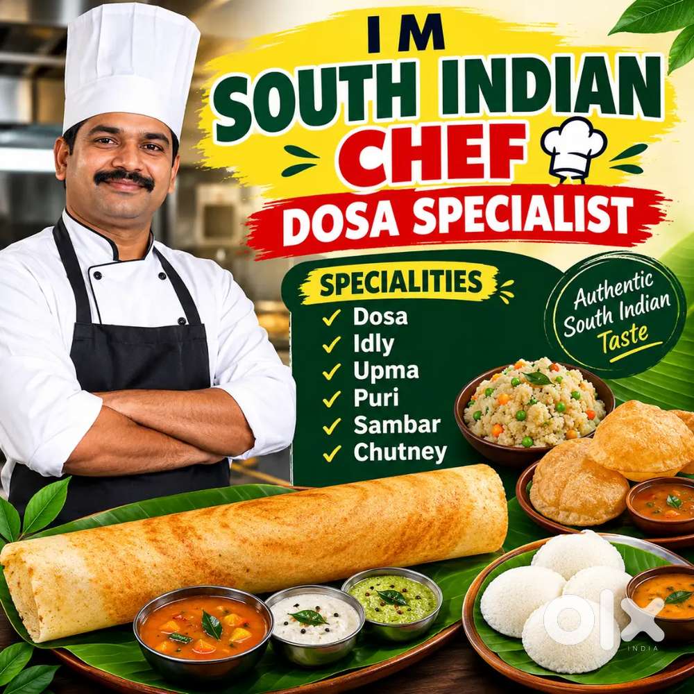 I M Telugu Authentic South Indian Cook, I M Dosa Specialist Chef
