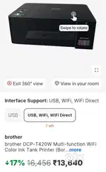 Brother colour printer scanner copier