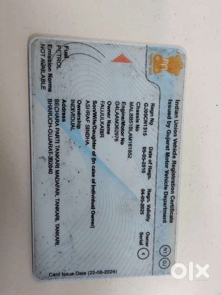 Company Condition No Accidental New Battery 80% Tyres