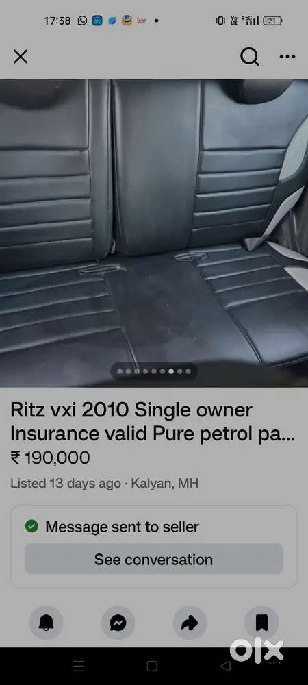 Maruti Suzuki Ritz 2010 Petrol Good Condition