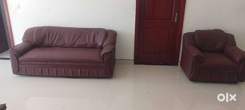 Sofa and Pooja Shelf
