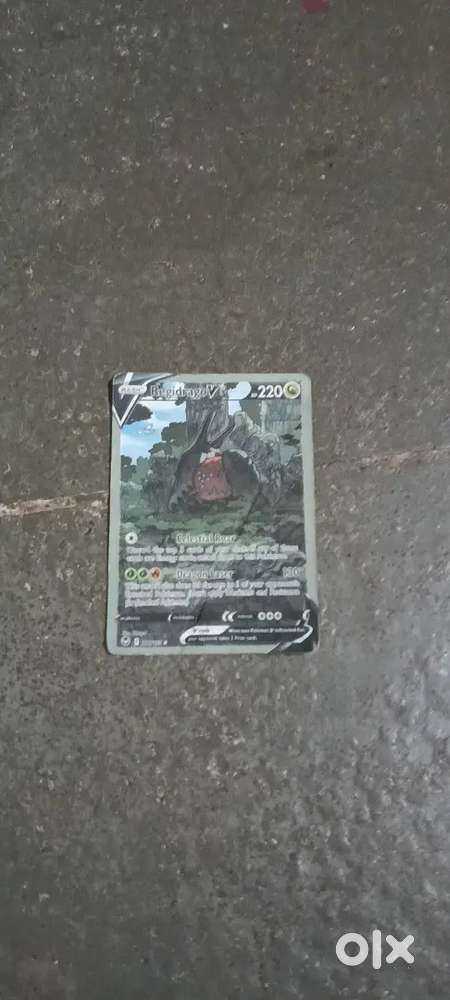 Pokemon card regidrago V hp 220