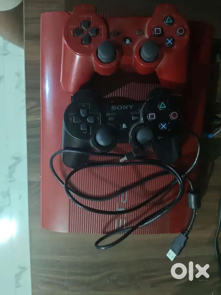 PlayStation 3 Super Slim console with 2 controller