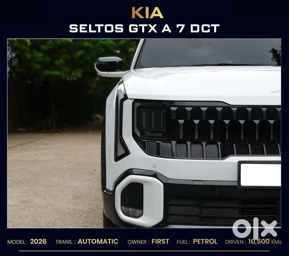 Kia Seltos Gtx Plus 1.5 Turbo Petrol Dct, 2026, Petrol