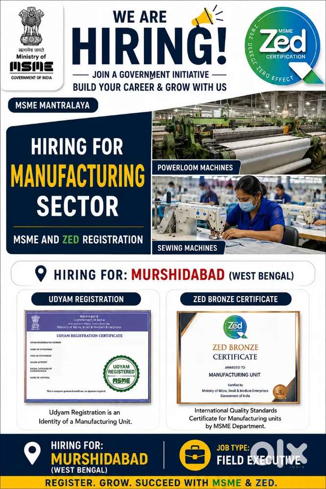MSME ZED Field Executive