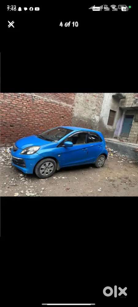 Honda Brio 2012 Petrol 74000 Km Driven Cng Fitted