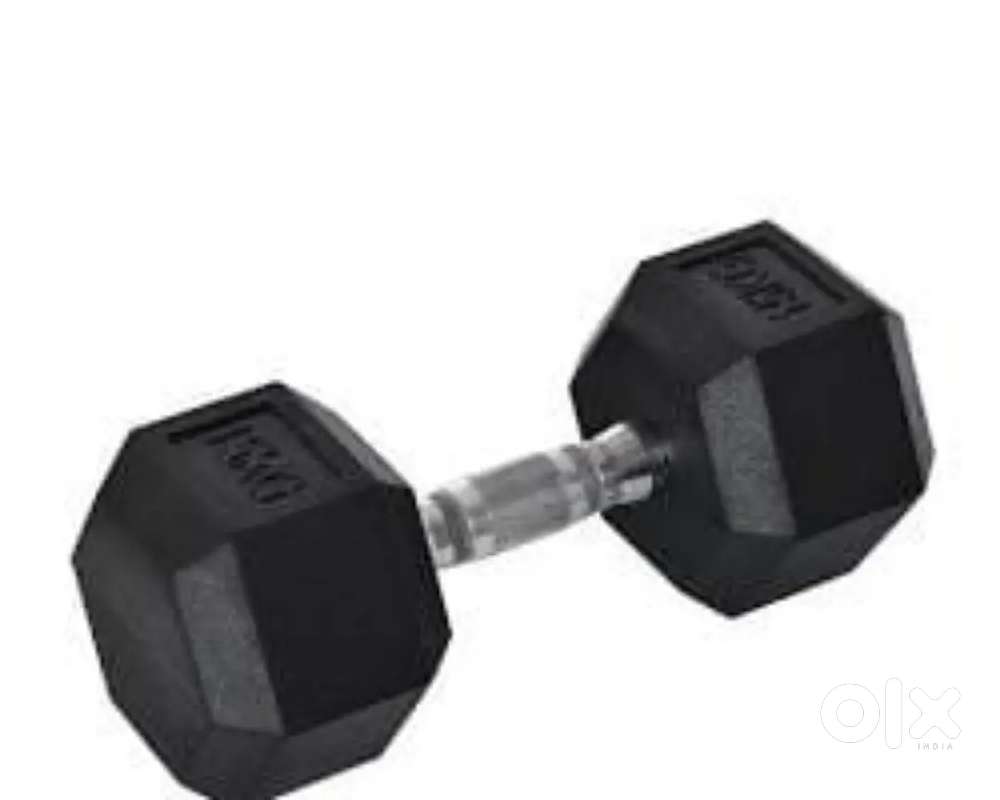 15 kg Hex Dumbbells pair