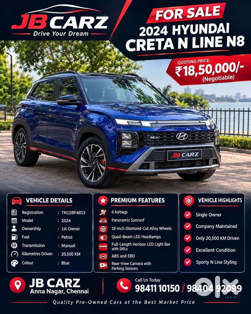 Hyundai Creta N Line N8, 2024, Petrol