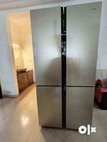 Haier fridge store glass front