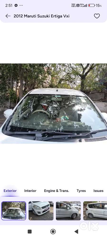 Maruti Suzuki Ertiga 2012 Cng & Hybrids 66000 Km Driven