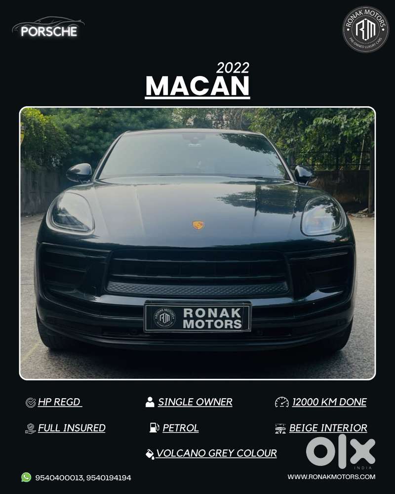 Porsche Macan, 2022, Petrol