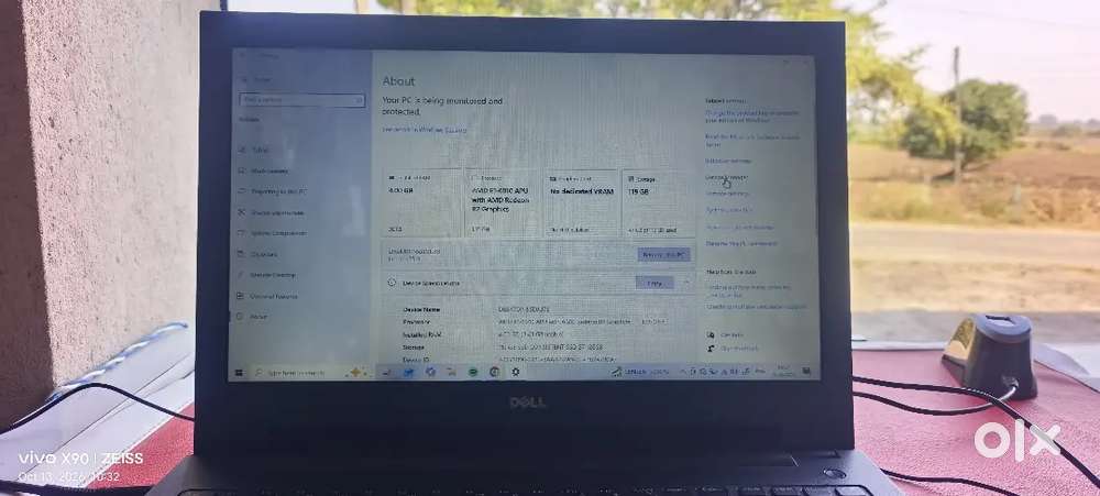 Dell laptop 4gb 128gb ssd