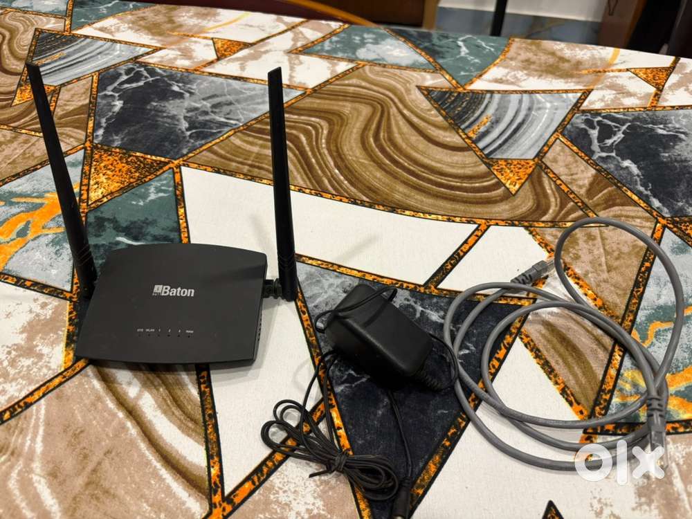 iBall Baton 300M Wifi Router (Extender) with 1m LAN Cable Included