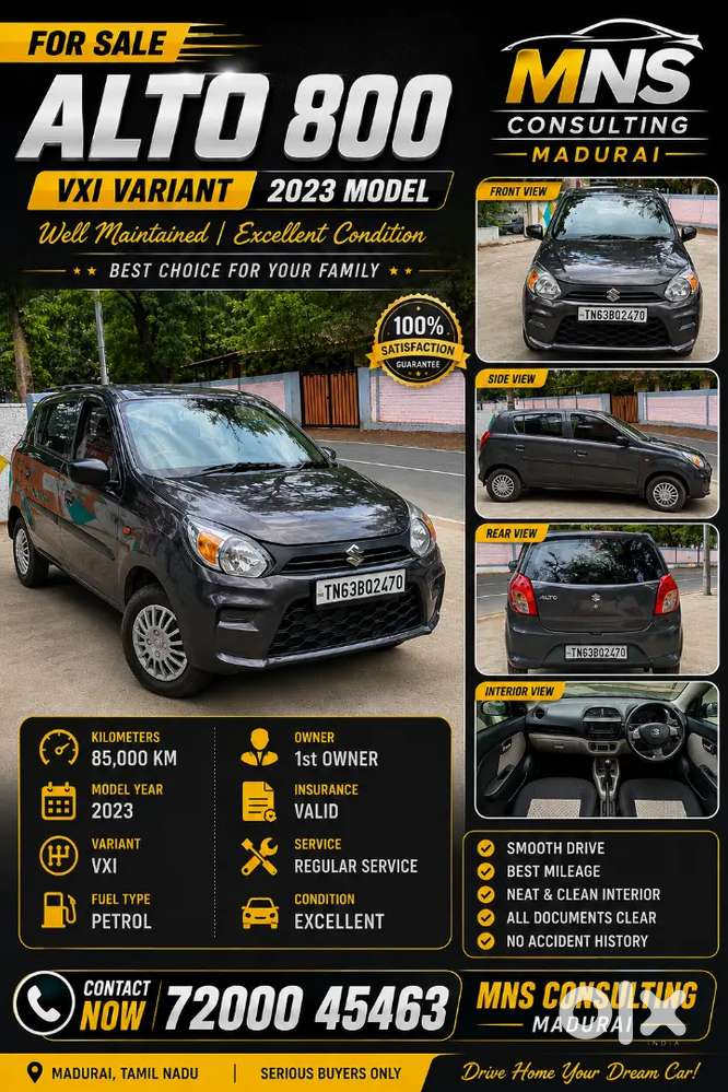 Maruti Suzuki 800 Petrol 2023 Vxi