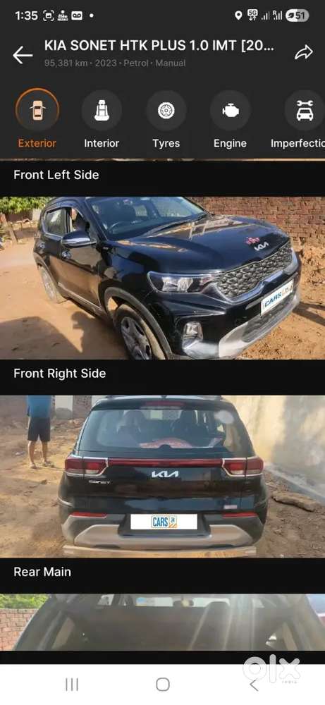 Kia Sonet 2023 Petrol 105000 Km Driven