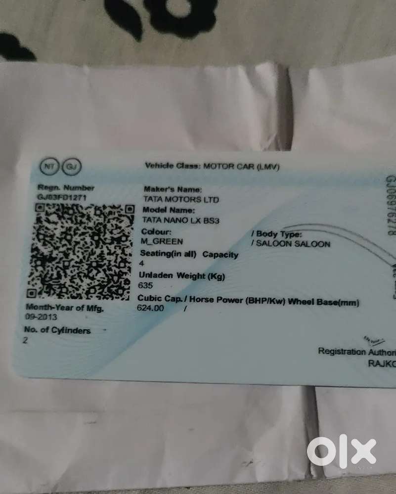 Tata Nano Lx
