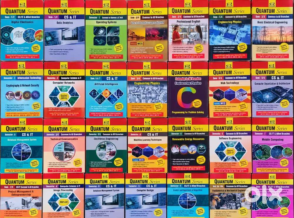 Quantum Series Books for B.Tech CSE & IT | AKTU Semester 1to 8