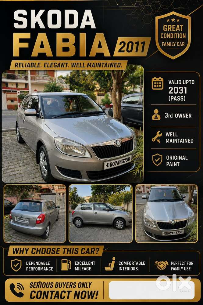 Skoda Fabia Petrol Manual 2011