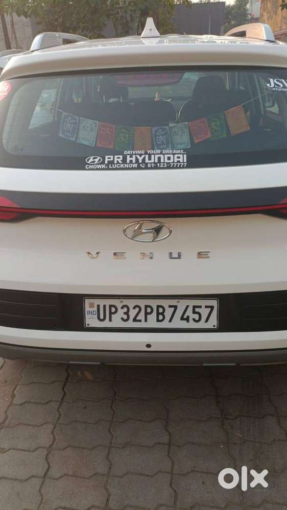 2 Years 5 Month Old Brand New White Color Venue Car 2023