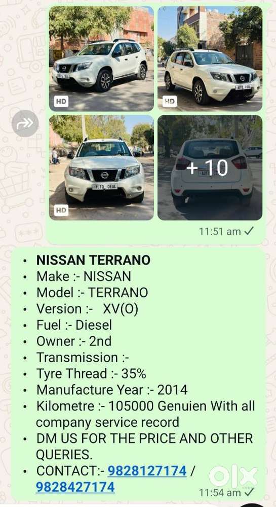 Nissan Terrano Xv D Thp Premium 110 Ps, 2014, Diesel