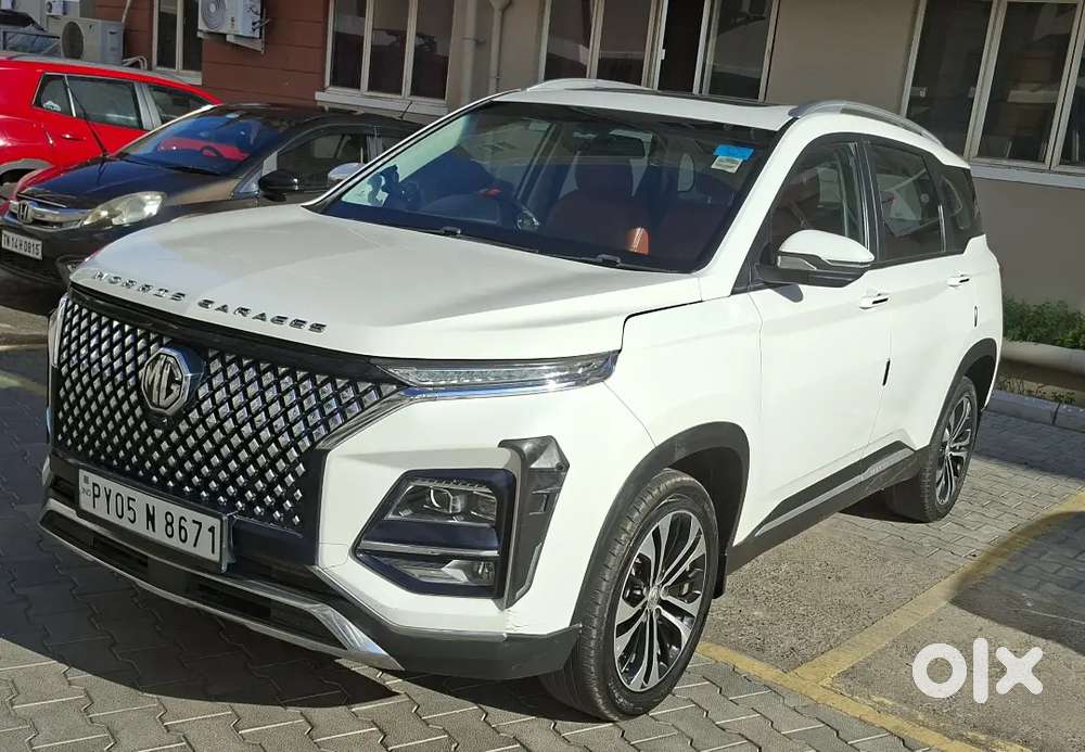 Mg Hector 2022 Petrol Mt 47500 Km Driven White