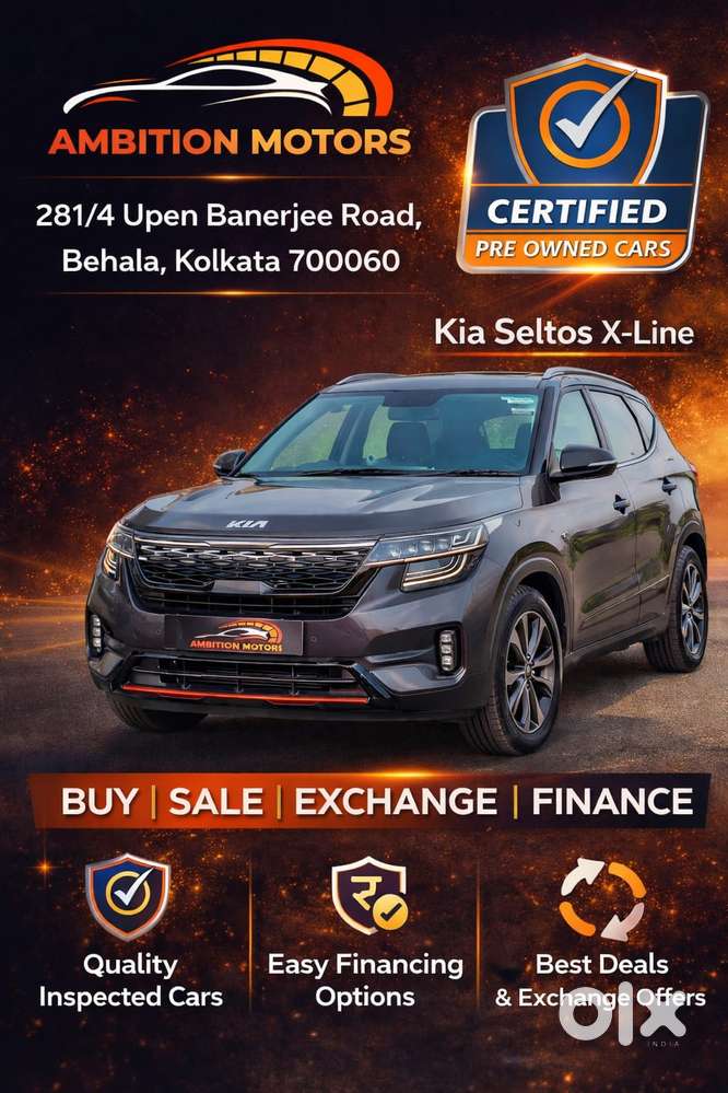 Kia Seltos 1.5 X-line Diesel At, 2021, Diesel