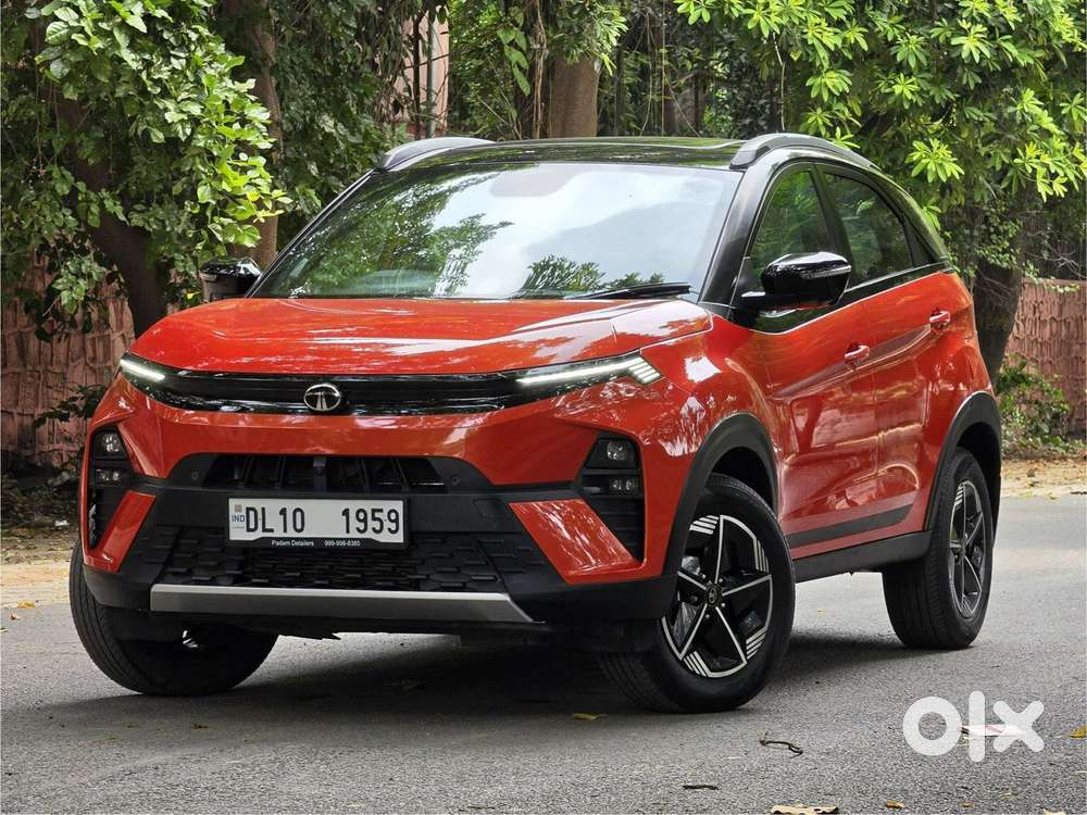 Tata Nexon Fearless Plus (ps) 1.2 Icng 6mt Red Dark Edition, 2025, P..