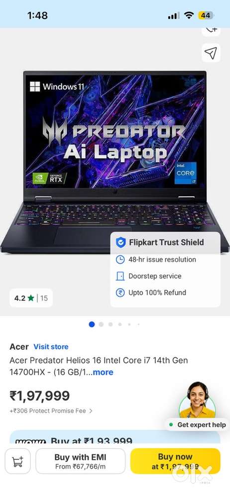 Acer Predator Helios 16 Gaming Laptop