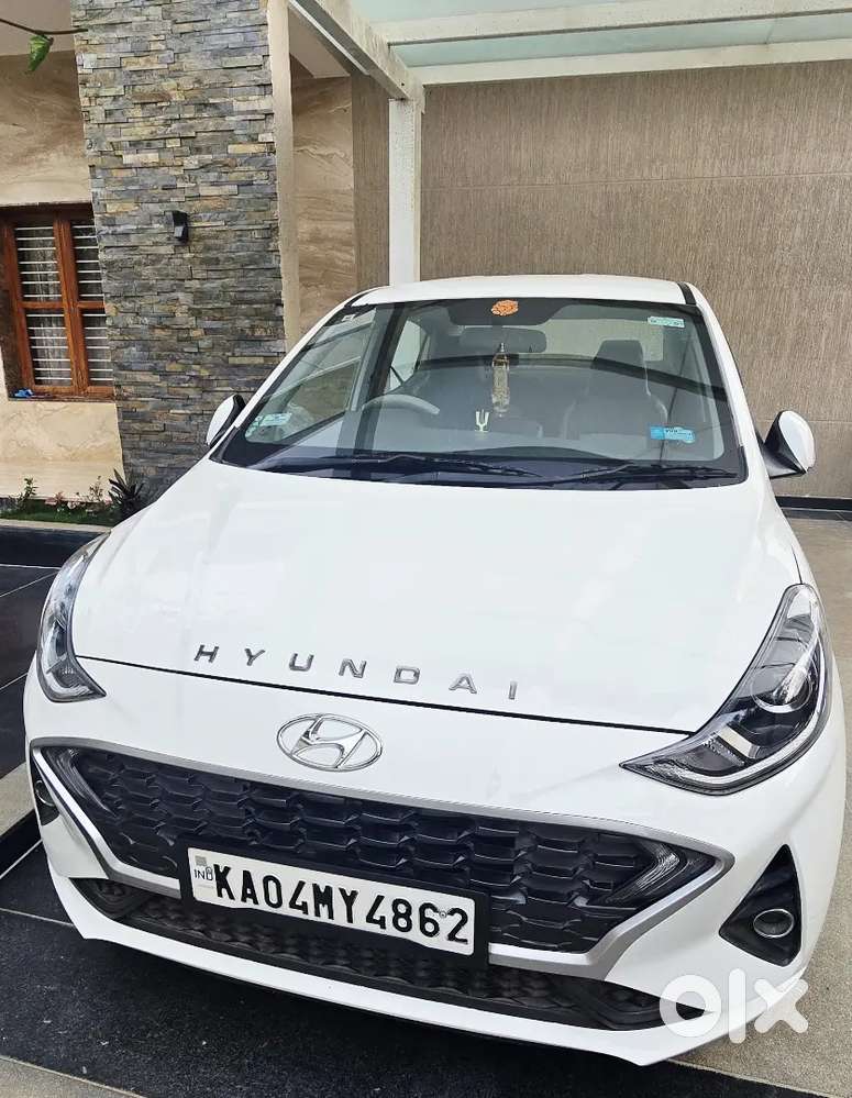 Hyundai Aura Sx Plus 1.2 Amt Petrol 2021 Top Model New Condition