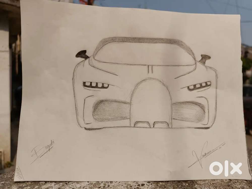 Bugatti drawing
