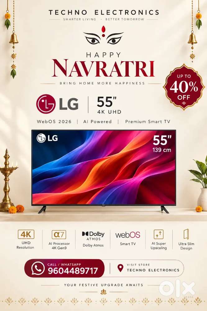 HOT DEAL! LG 55 Inch 4K UHD AI Smart WebOS TV 2026 Edition Dolb